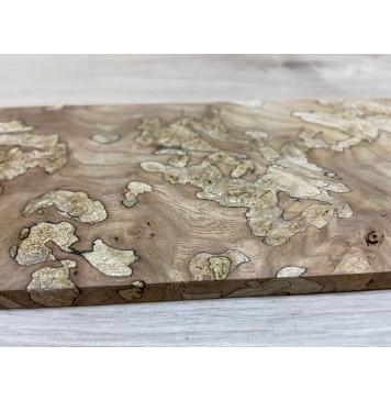 Карагач Корень заготовка накладки на головку грифа Смешанный ААА 6х103х270 мм-3