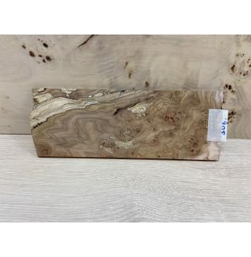 Карагач Корень заготовка накладки на головку грифа Смешанный ААА 6х103х270 мм-2