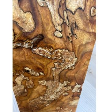 Карагач Корень заготовка накладки на головку грифа Смешанный ААА 6х103х270 мм-1