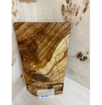 Карагач Корень заготовка накладки на головку грифа Смешанный ААА 6х98х190 мм-0