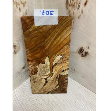 Карагач Корень заготовка накладки на головку грифа Смешанный ААА 5х98х190 мм-0