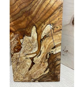 Карагач Корень заготовка накладки на головку грифа Смешанный ААА 5х98х190 мм-1