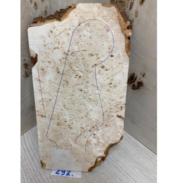 Ольха Кап заготовка накладки на головку грифа Смешанный ААА 6х124х220 мм-2