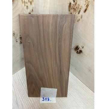 Орех Американский заготовка накладки на головку грифа Смешанный ААА 3,5х118х220 мм-1