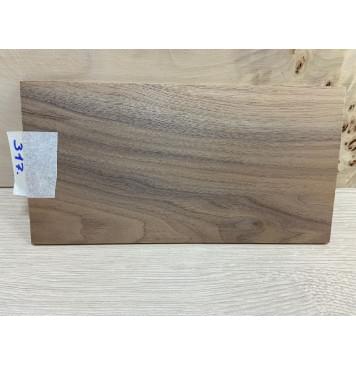 Орех Американский заготовка накладки на головку грифа Смешанный ААА 3,5х116х220 мм-0