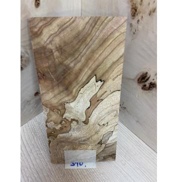 Карагач Корень заготовка накладки на головку грифа Смешанный ААА 6х98х190 мм-1