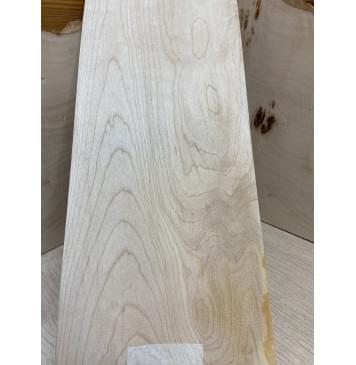 Клён Белый заготовка накладки на головку грифа Тангент ААА 5х140х310 мм-1