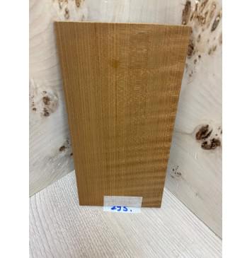 Клён Волнистый Печёный 180 гр заготовка накладки на головку грифа Радиал ААА Волна ААА 5х103х200 мм-1