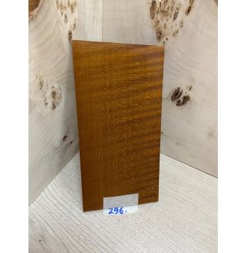 Клён Волнистый Печёный 180 гр заготовка накладки на головку грифа Радиал ААА Волна ААА 5х103х195 мм-3