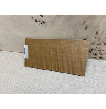 Клён Волнистый Печёный 180 гр заготовка накладки на головку грифа Радиал ААА Волна ААА 5х103х200 мм-2