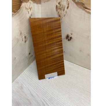 Клён Волнистый Печёный 180 гр заготовка накладки на головку грифа Радиал ААА Волна ААА 5х103х200 мм-3