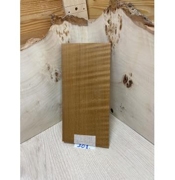 Клён Волнистый Печёный 180 гр заготовка накладки на головку грифа Радиал ААА Волна ААА 5х103х200 мм-2