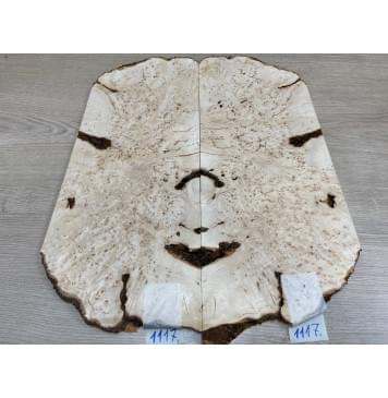 Ольха Кап (под заливку) заготовка на топ Смешанный ААА 14х200-220х460 мм 2 шт (книжкой) Ольха Кап (под заливку) заготовка на топ Смешанный ААА 14х200-220х460 мм 2 шт (книжкой)-1