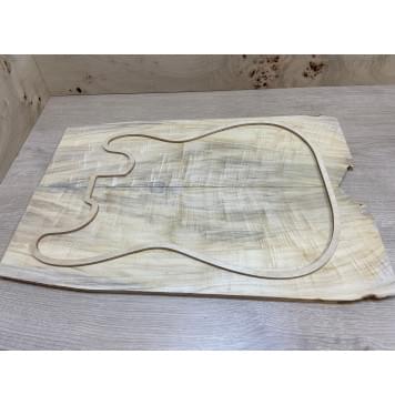 Тополь Болотный Волнистый заготовка на топ Смешанный ААА Волна ААА 8х165-190х540 мм 2 шт (книжкой)-3