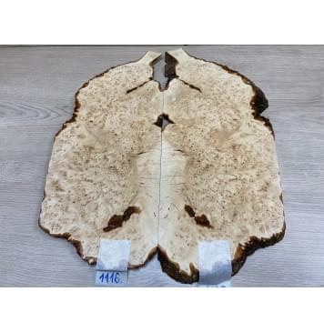 Ольха Кап под заливку заготовка на топ Смешанный ААА 15х200х460 мм 2 шт (книжкой) Ольха Кап под заливку заготовка на топ Смешанный ААА 15х200х460 мм 2 шт (книжкой)-1