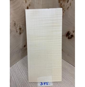 Клён Белый Явор, Волнистый заготовка накладки на головку грифа Радиал АА Волна ААА 6х104х210 мм-4