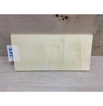 Клён Белый Явор, Волнистый заготовка накладки на головку грифа Радиал АА Волна ААА 6х104х210 мм-0