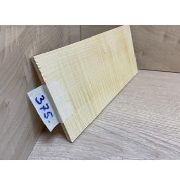 Клён Белый Явор, Волнистый заготовка накладки на головку грифа Радиал АА Волна ААА 6х104х210 мм-1