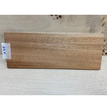 Махагон Кая заготовка накладки на головку грифа Радиал АА 7х105х275 мм-0