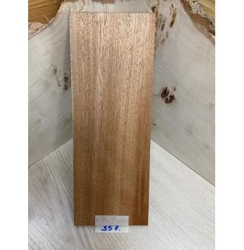 Махагон Кая заготовка накладки на головку грифа Радиал АА 7х105х275 мм-2