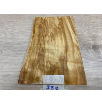 Берёза Болотная заготовка накладки на головку грифа Смешанный ААА 7х135х215 мм-1