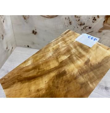 Берёза Болотная заготовка накладки на головку грифа Смешанный ААА 4,5х150х220 мм-0