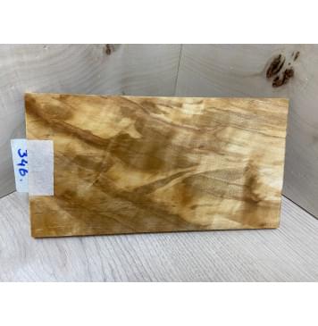 Берёза Болотная заготовка накладки на головку грифа Смешанный ААА 9х120х220 мм-0