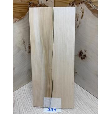 Клён Чёрный заготовка накладки на головку грифа Смешанный ААА 3х112х250 мм-1