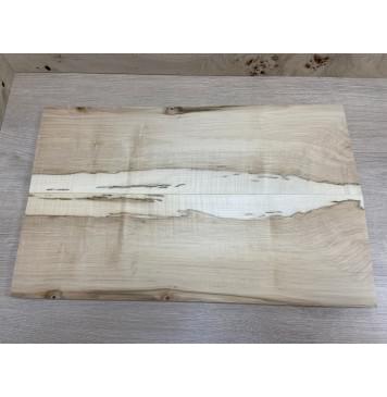 Клён Чёрный Явор, Волнистый заготовка на топ Смешанный ААА Волна А 19х174-184х570 мм - 2 шт. (книжкой)-1