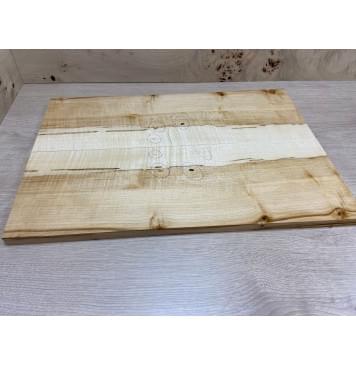 Клён Чёрный Явор, Волнистый заготовка на топ Смешанный А Волна А 19х172-182х530 мм - 2 шт. (книжкой)-1