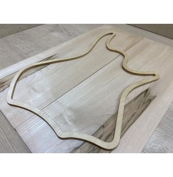 Клён Чёрный заготовка на топ Тревел гитары Смешанный ААА 6,5х158х420 мм 2 шт (книжкой)-2