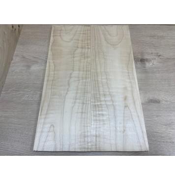 Клён Белый Явор, Волнистый заготовка на топ Смешанный ААА Волна АА 12х170х510 мм - 2 шт. (книжкой)-1