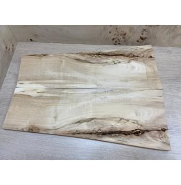 Клён Чёрный заготовка на топ Смешанный АА 17х170-225х595 мм - 2 шт. (книжкой)-0