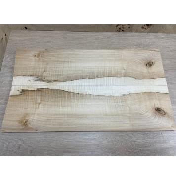 Клён Чёрный Явор, Волнистый заготовка на топ Смешанный АА Волна АА 19х166х520 мм - 2 шт. (книжкой)-2