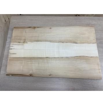 Клён Чёрный Явор, Волнистый заготовка на топ Смешанный ААА Волна АА 20х168-178х560 мм - 2 шт. (книжкой)-2