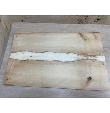 Клён Чёрный Явор, Волнистый заготовка на топ Смешанный АА Волна АА 17х174184х580 мм - 2 шт. (книжкой)-3