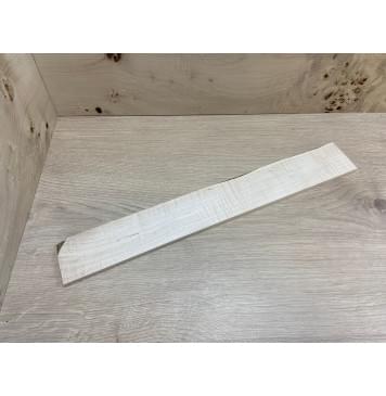 Клён Белый Явор, Волнистый заготовка накладки для электрогитары Смешанный А Волна АА 9х60х455 мм-0