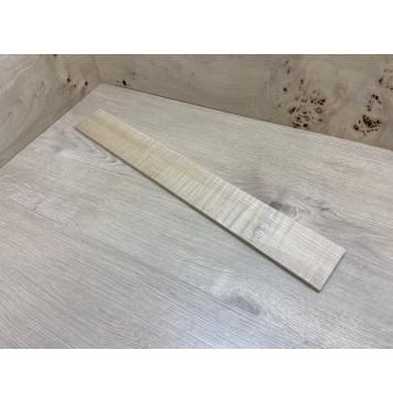 Клён Белый Явор, Волнистый заготовка накладки для электрогитары Смешанный А Волна А 9х74х565 мм-3