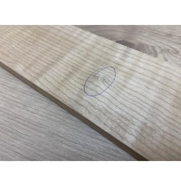 Клён Белый Явор, Волнистый заготовка накладки для электрогитары Смешанный А Волна А 9х74х565 мм-2