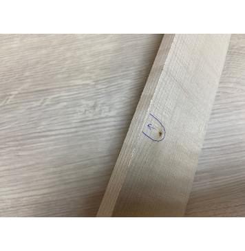 Клён Белый Явор, Волнистый заготовка накладки для электрогитары Смешанный АА Волна А 9х74х565 мм-2