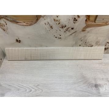 Клён Белый Явор, Волнистый заготовка накладки для электрогитары Смешанный АА Волна А 9х74х565 мм-3