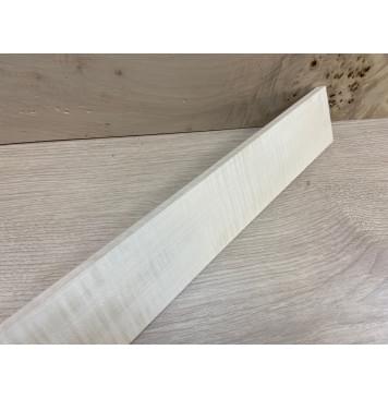 Клён Белый Явор, Волнистый заготовка накладки для электрогитары Радиал АА Волна АА 9х64х570 мм-1