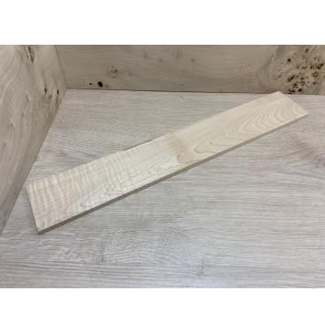 Клён Белый Явор, Волнистый заготовка накладки для электрогитары Смешанный ААА Волна А 9х85х525 мм-1