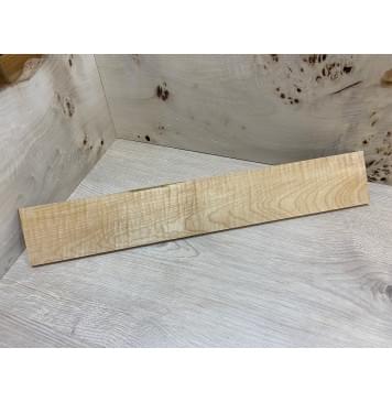 Клён Белый Явор, Волнистый заготовка накладки для электрогитары Смешанный ААА Волна А 9х85х525 мм-2