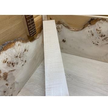 Клён Белый Явор, Волнистый заготовка накладки для электрогитары Радиал АА Волна А 12х80х510 мм-1