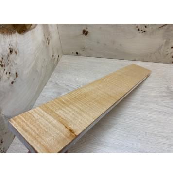 Клён Белый Явор, Волнистый заготовка накладки для электрогитары Радиал АА Волна А 12х80х510 мм-0