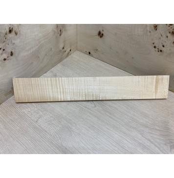 Клён Белый Явор, Волнистый заготовка накладки для электрогитары Радиал АА  Волна А 9х80х510 мм-2