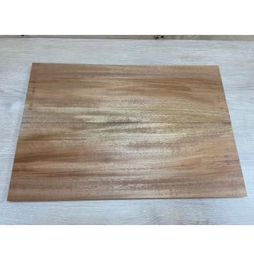 Махагон Кая заготовка на топ Радиал АА 19х185х540 мм - 2 шт. (книжкой)-0