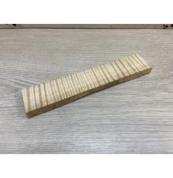 Клён Белый Явор, Волнистый заготовка для бриджа акустической гитары Радиал АА Волна ААА 15х45х235 мм-2