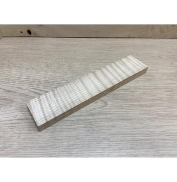 Клён Белый Явор, Волнистый заготовка для бриджа акустической гитары Радиал АА Волна ААА 14х46х220 мм-0